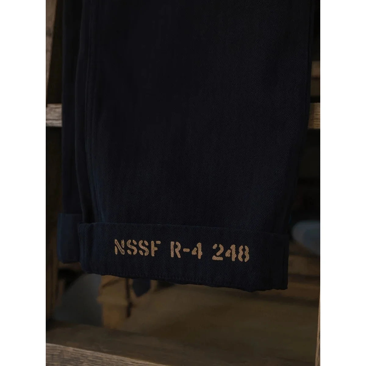 Washed Black HBT Trousers