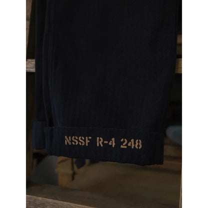 Washed Black HBT Trousers