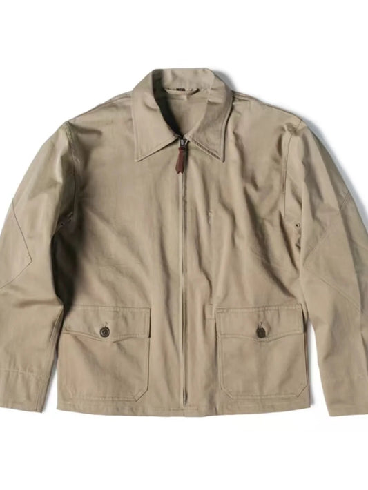 Cotton Twill Flight Jacket