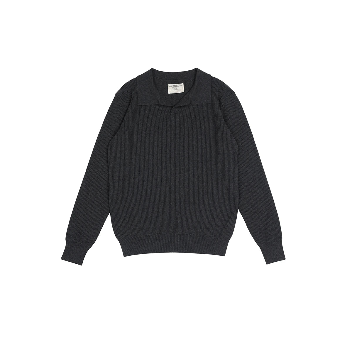 Seagull Collar Knit Polo