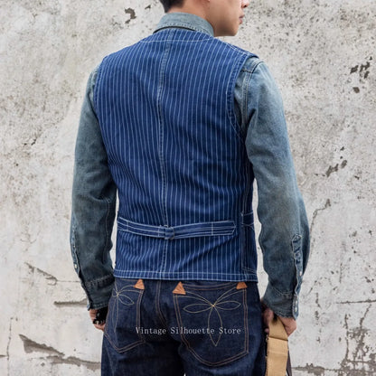 Wabash Stripe Conductor Vest