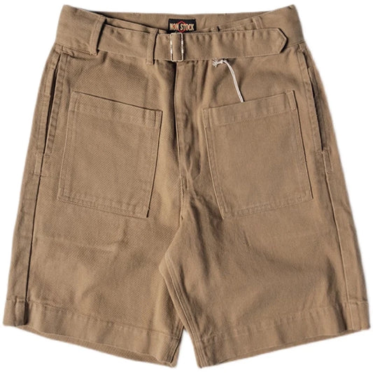 Twill Cargo Motorcycle Shorts