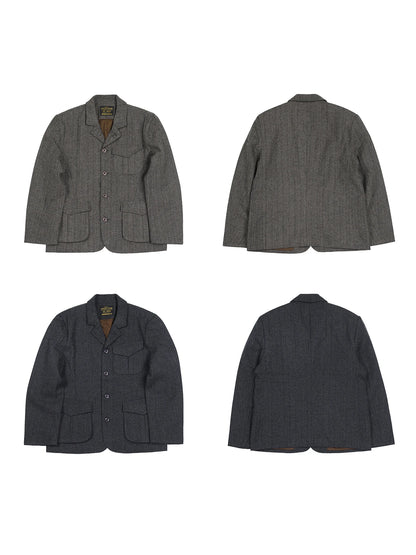 Herringbone Wool Sport Coat