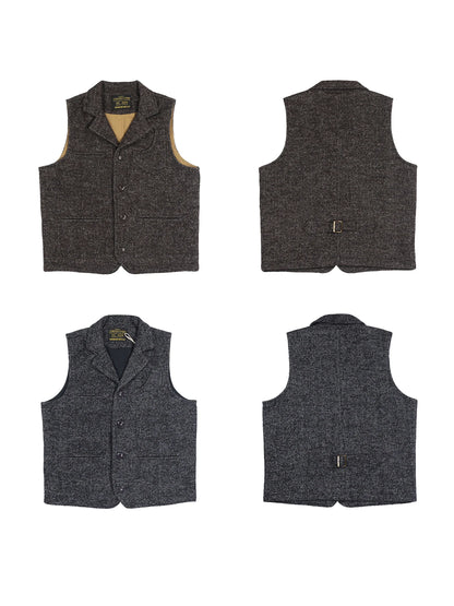Tweed Wool Hunting Vest