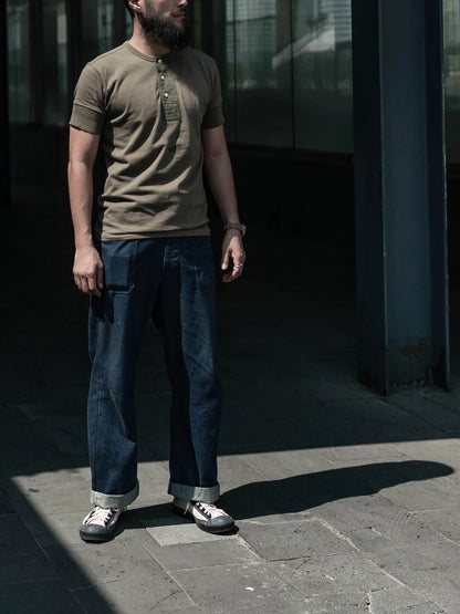 Vintage Short Sleeve Henley