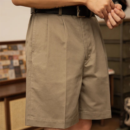 Mercerized Cotton Bermuda Shorts