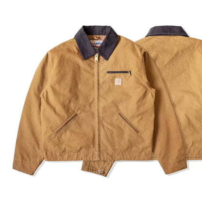 Washed Canvas Detroit Jacket
