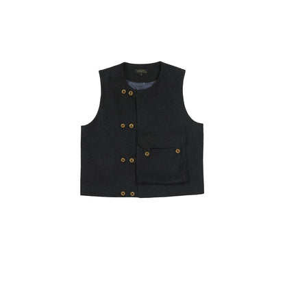Anchor Print Deck Vest