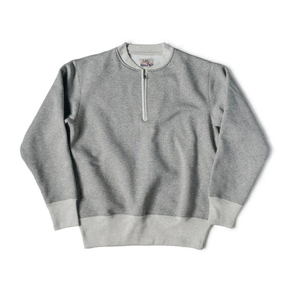 Quarter Zip Cotton Sweatshirt