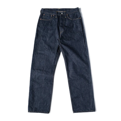 Rigid Straight Raw Denim Jeans
