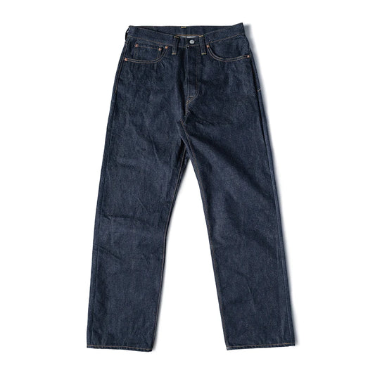 Rigid Straight Raw Denim Jeans