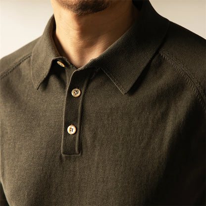 Cotton Short Sleeve Polo Shirt