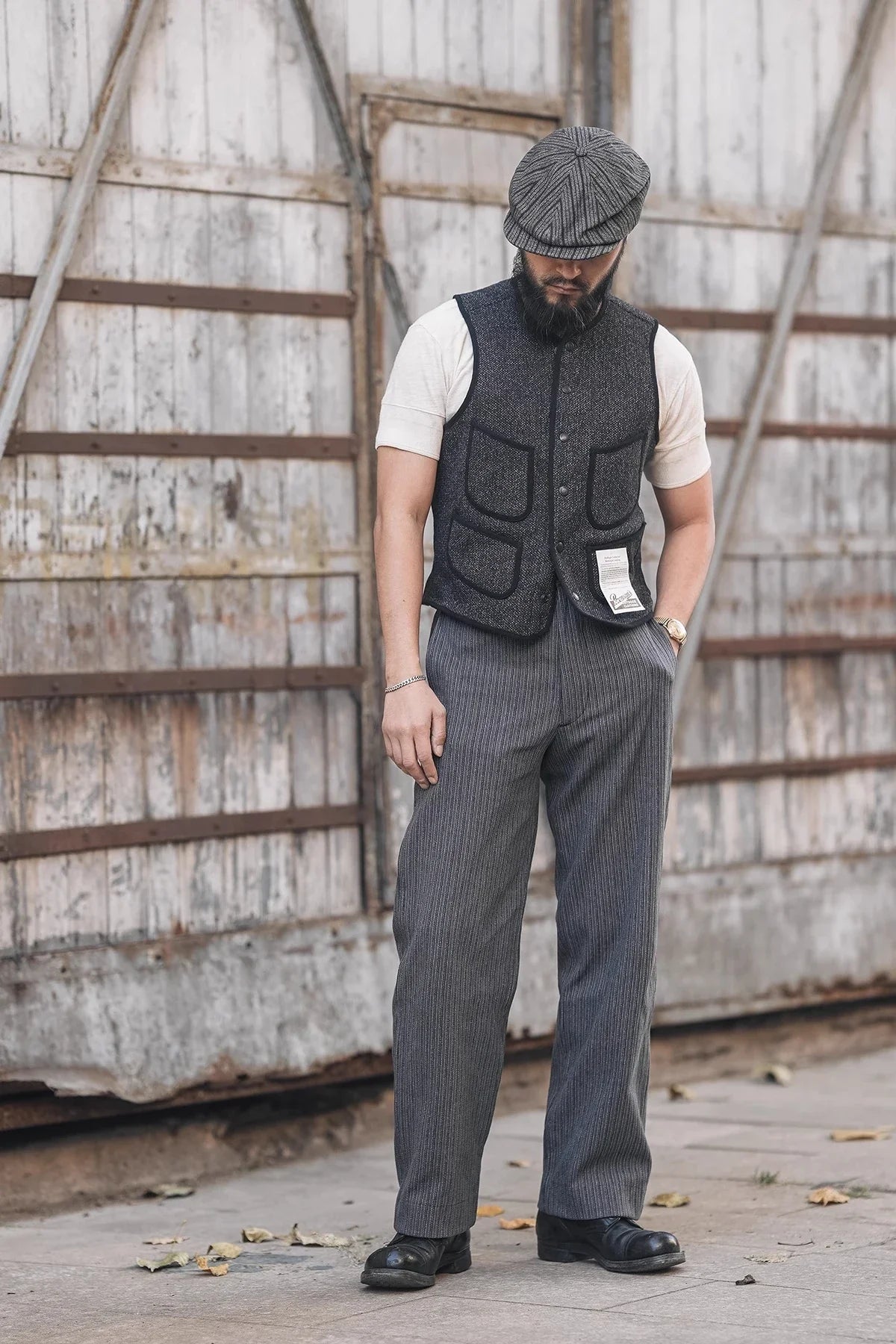 Salt Pepper Early Vest