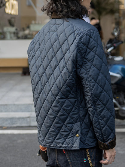Quilted Corduroy Collar Jacket