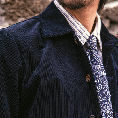 Indigo Corduroy Work Jacket