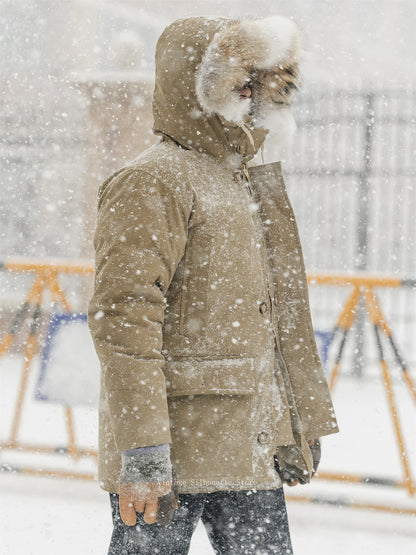 Fur Collar Polar Down Parka