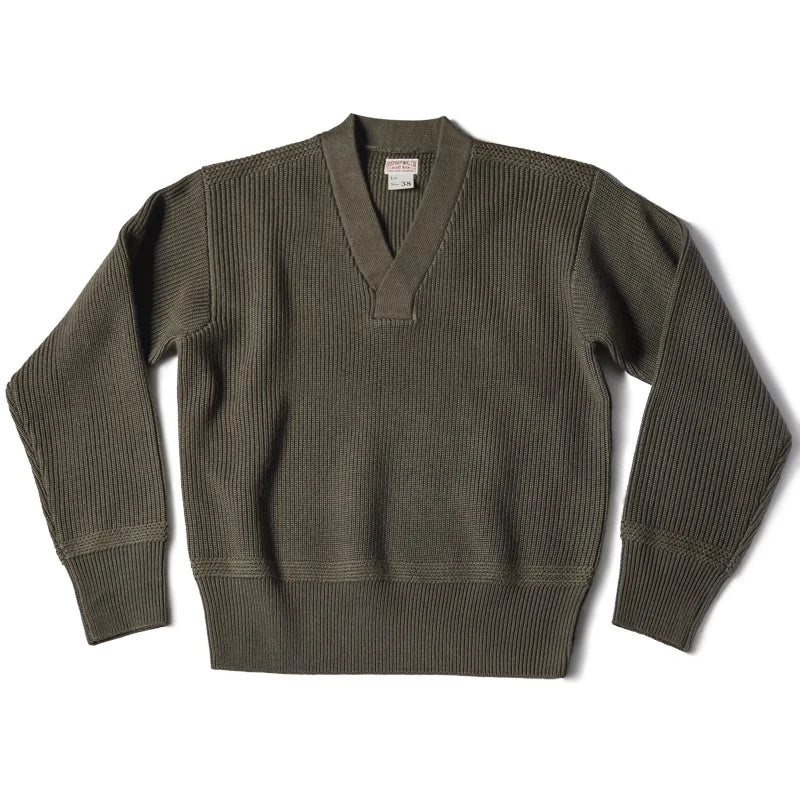 A-1 V-Neck Mechanic Sweater