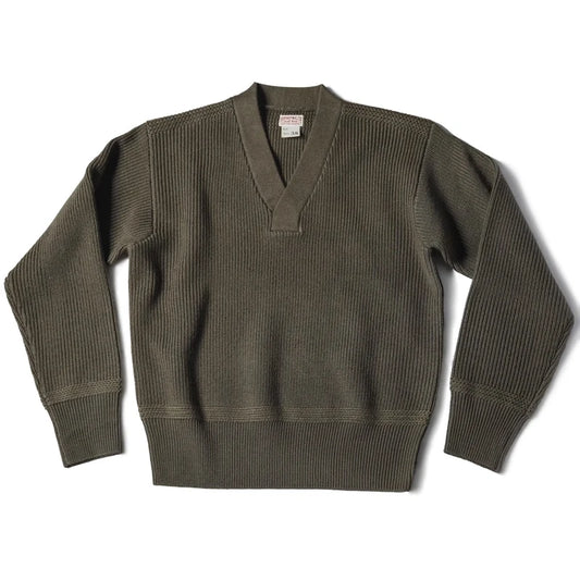 A-1 V-Neck Mechanic Sweater