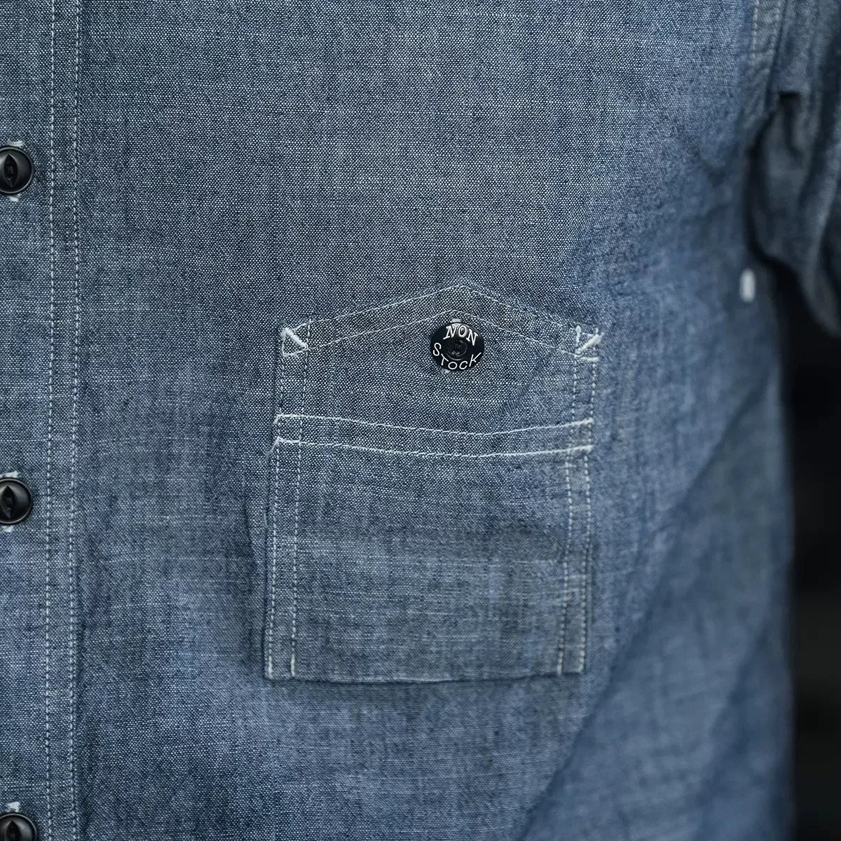 Cigarette Pocket Chambray Shirt