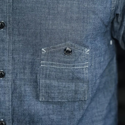 Cigarette Pocket Chambray Shirt