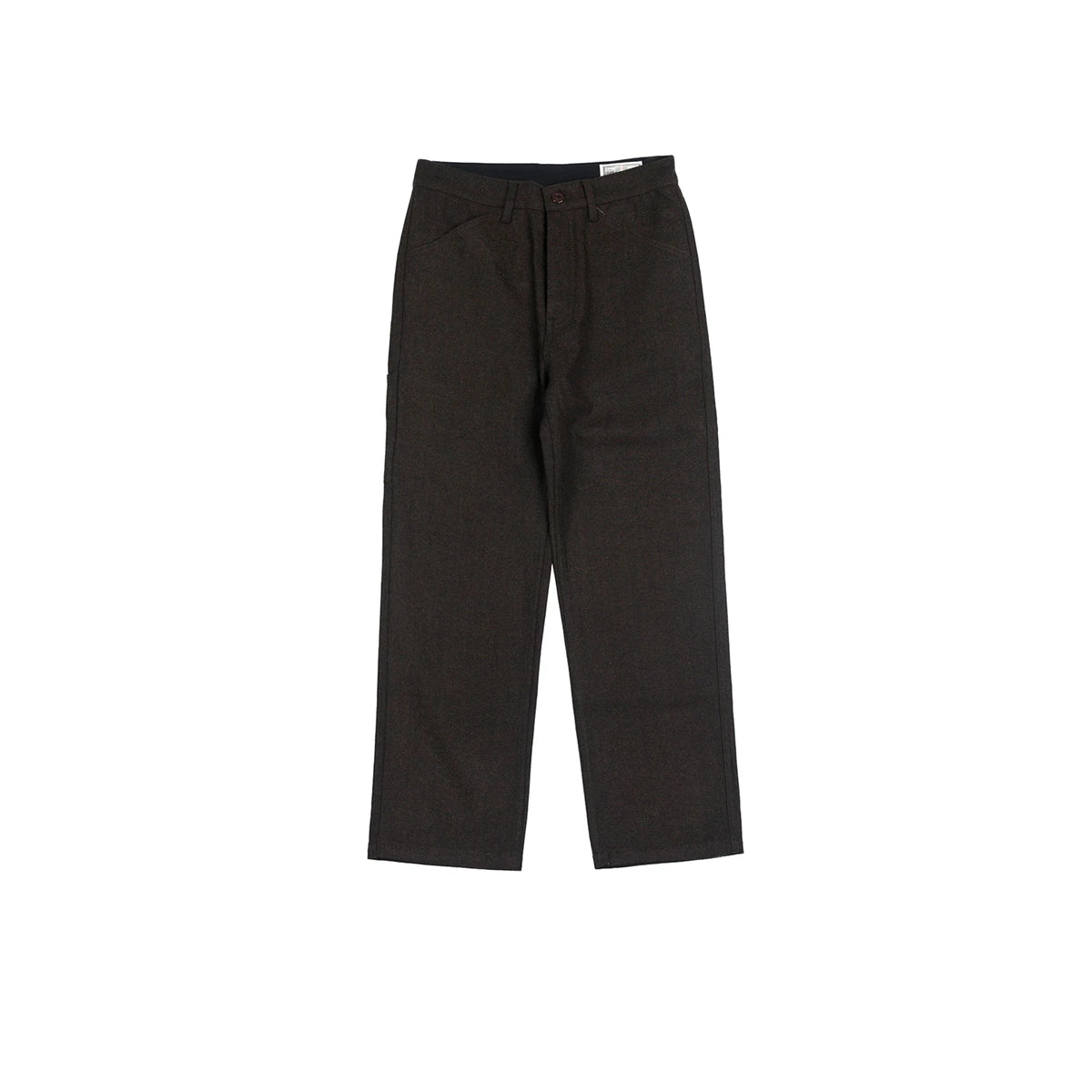Herringbone Wool Blend Trousers