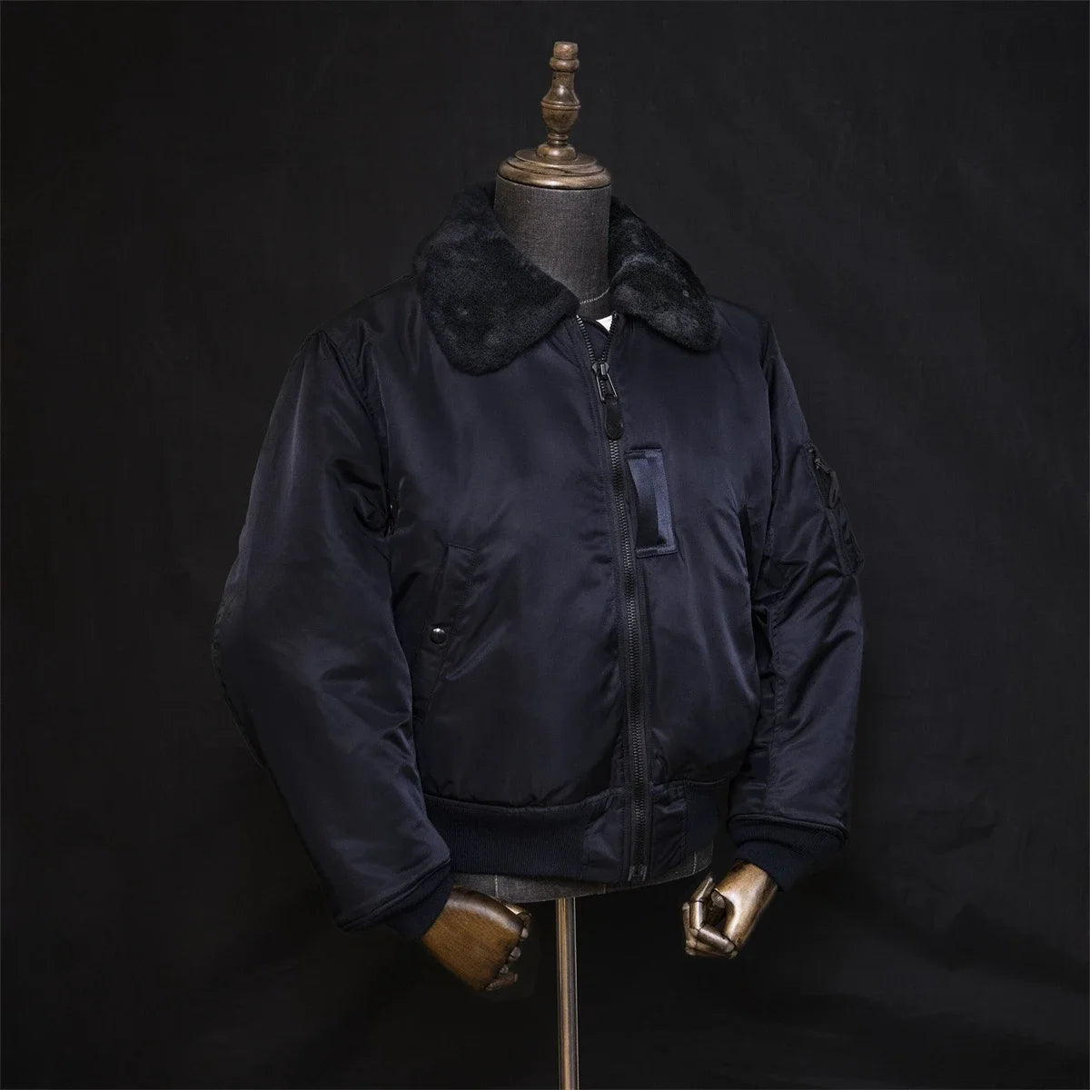 Fur Collar B-15C Flight Jacket
