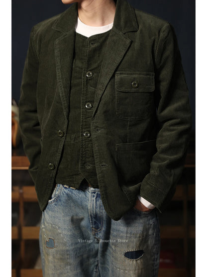 Corduroy Work Blazer Jacket