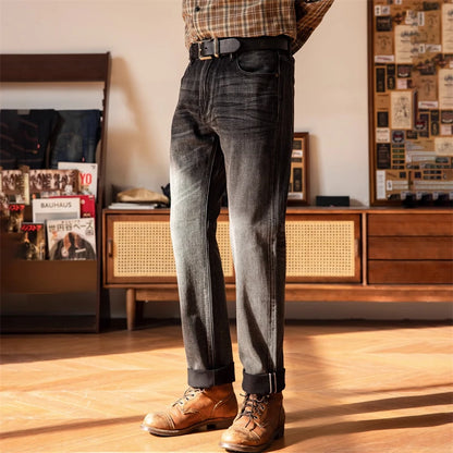 Dark Wash Straight Jeans