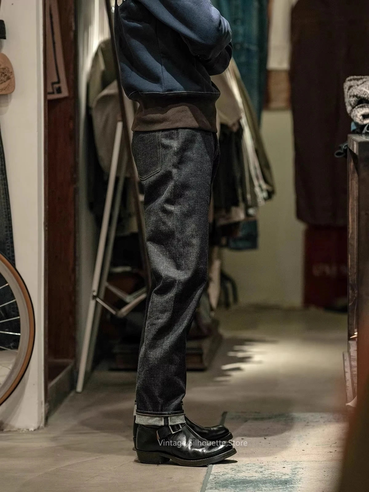 Unwashed Indigo Selvedge Jeans