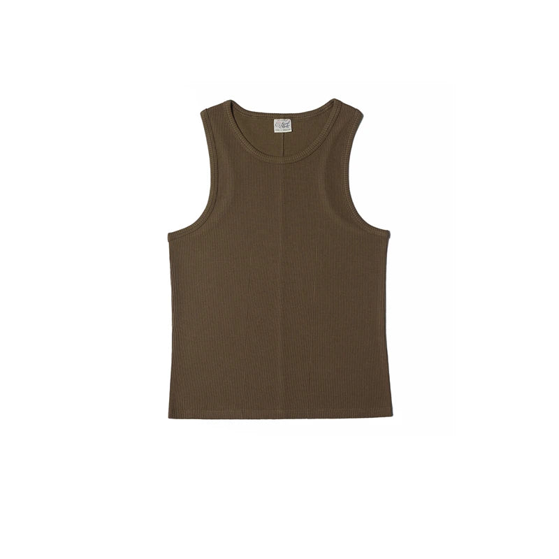 Ribbed Cotton Tank Top