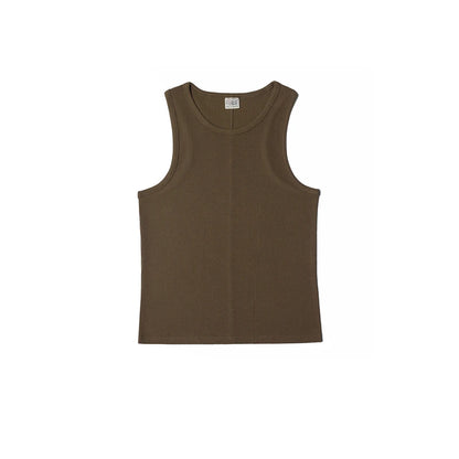Ribbed Cotton Tank Top