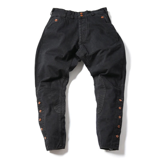 Black Motorcycle Breeches