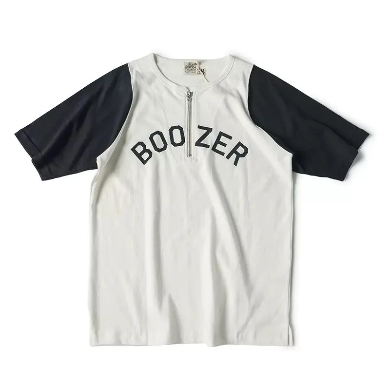 Quarter Zip Boozer Tee
