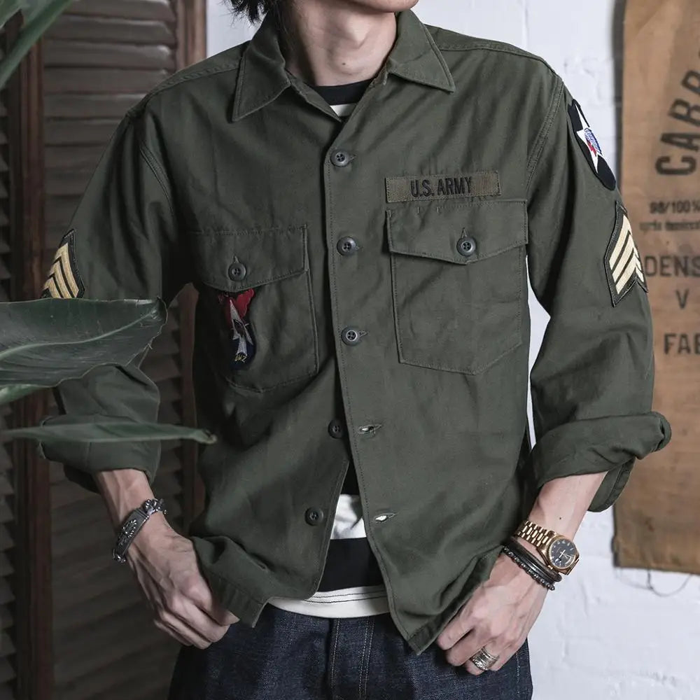 OG-107 Cotton Sateen Overshirt