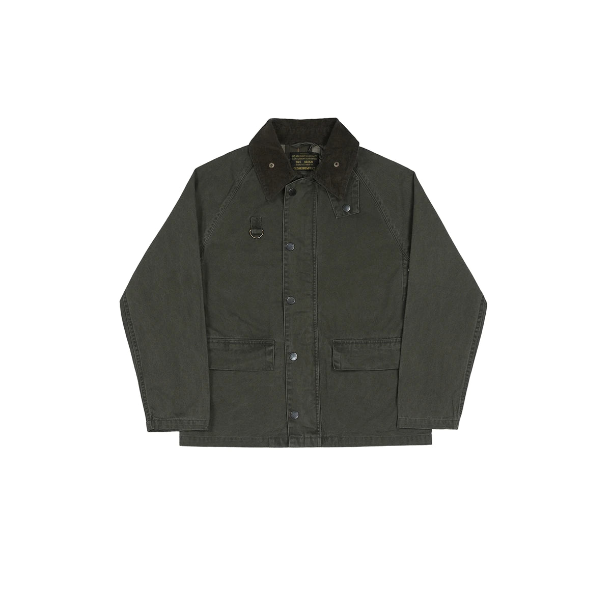 Corduroy Collar Safari Jacket