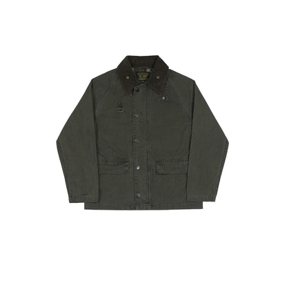 Corduroy Collar Safari Jacket