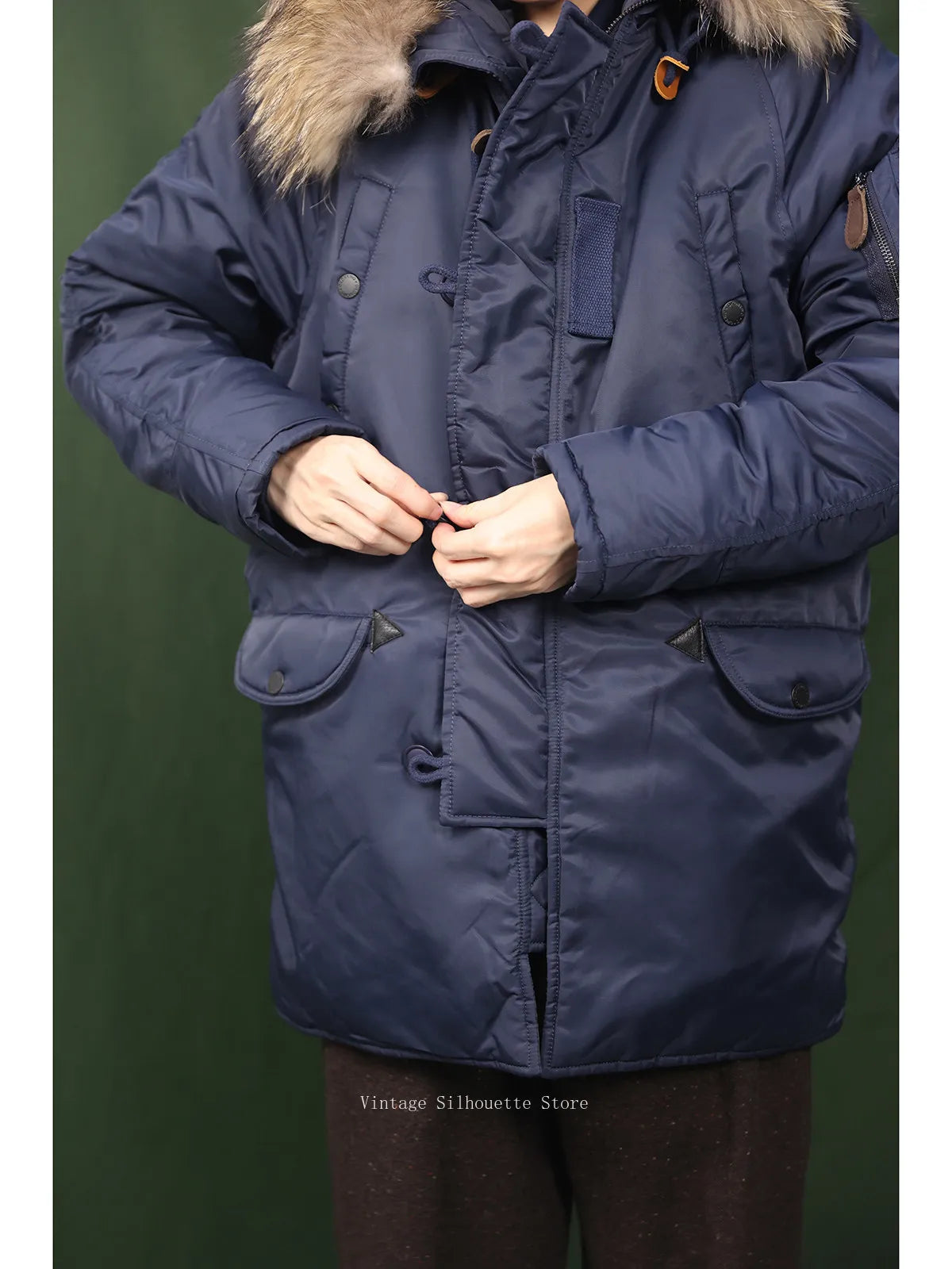 Detachable Fur Collar N-3B Parka