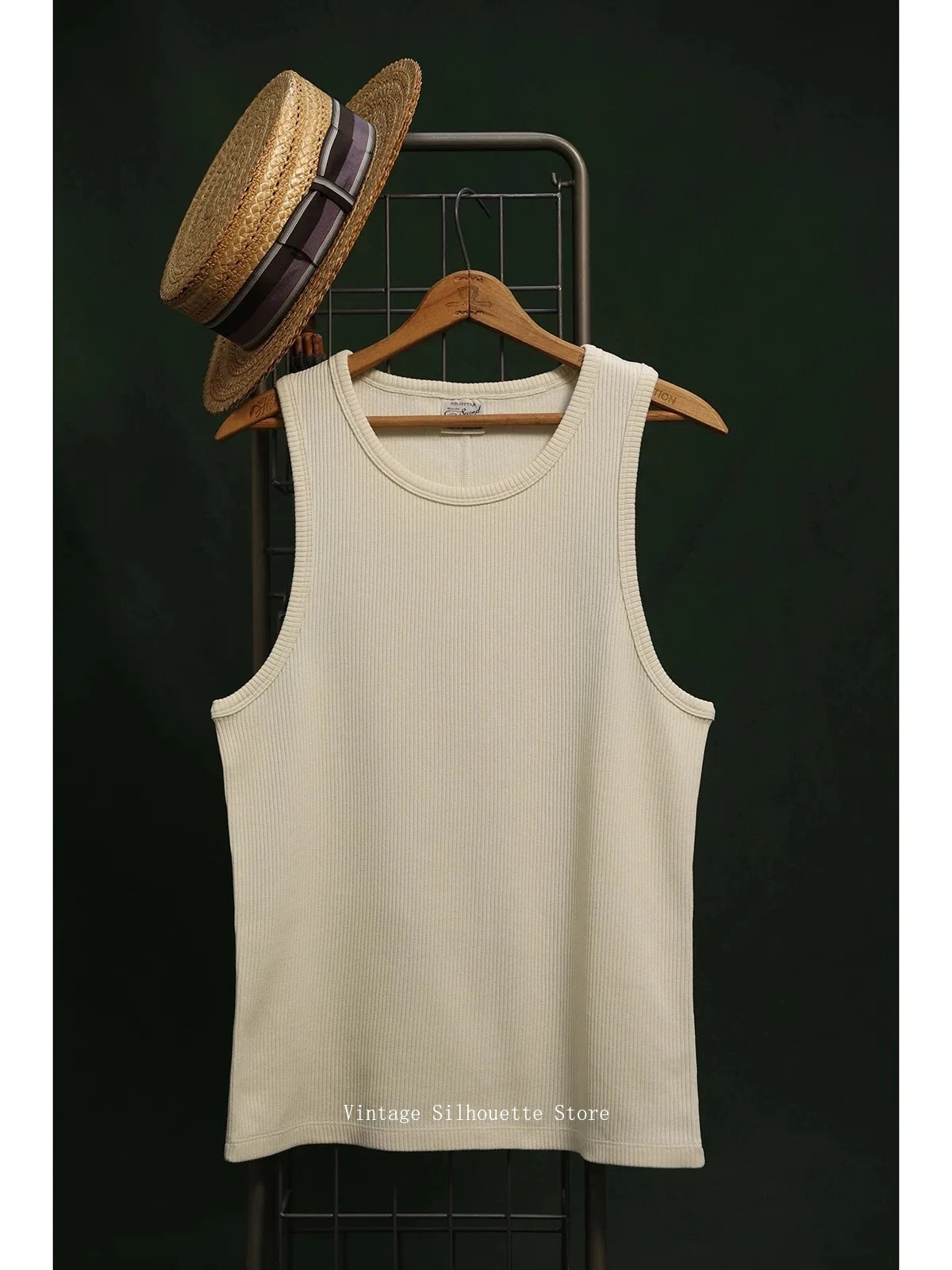 Ribbed Cotton Tank Top