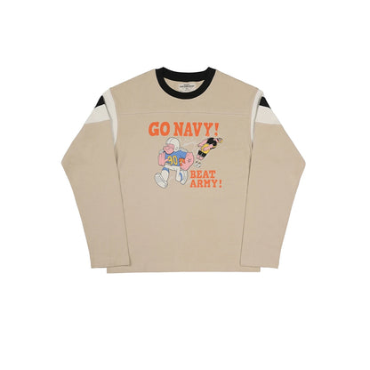 Cartoon Football Jersey Tee