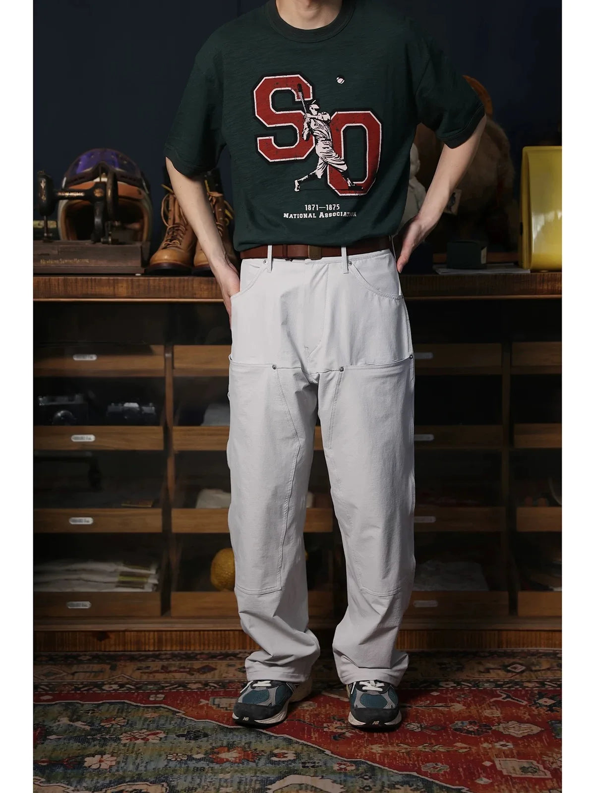 Nylon Double Knee Carpenter Pants