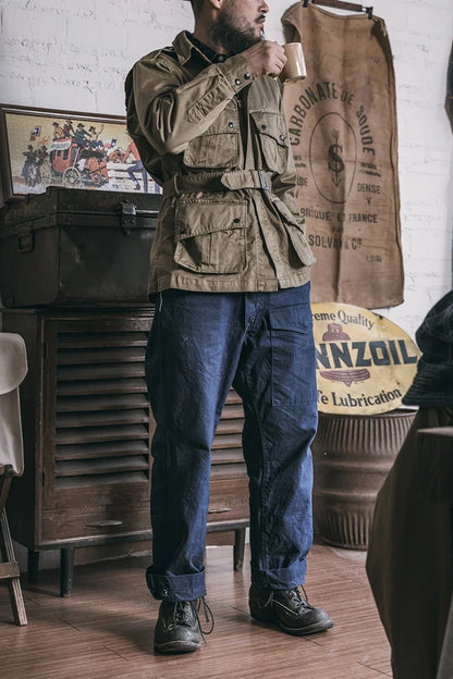 Belted Paratrooper Jump Jacket
