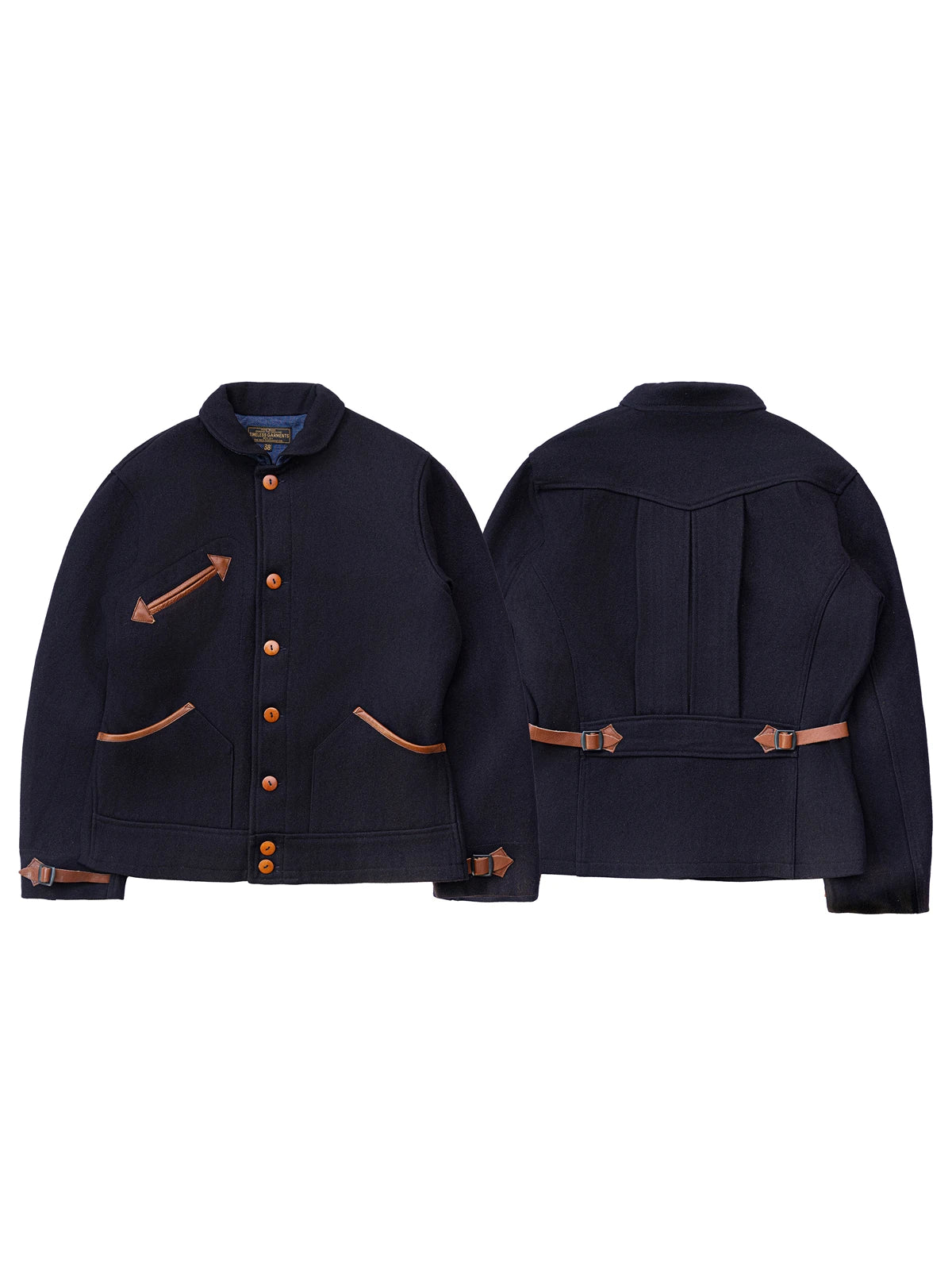 Wool Blend Railway Jacket