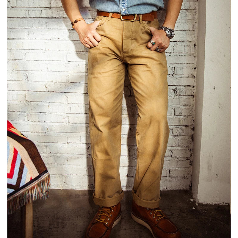 Cinch Back Chino Trousers