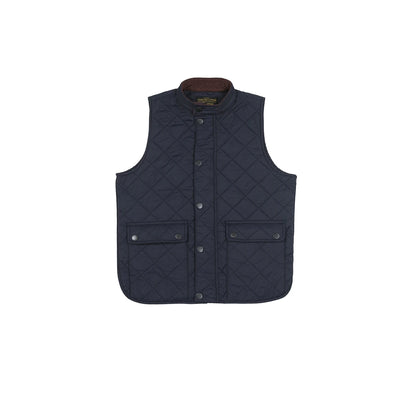 Stand Collar Quilted Vest