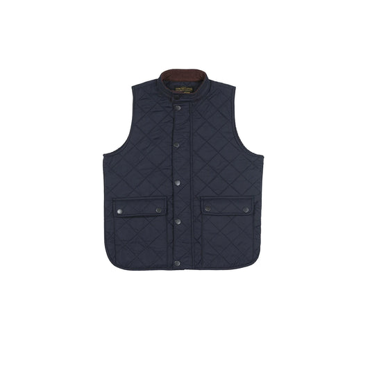 Stand Collar Quilted Vest
