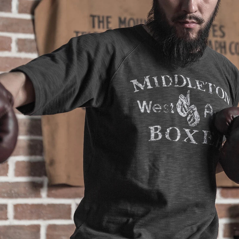 Raglan Boxer Slub Tee