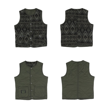 Reversible Quilted Padded Vest