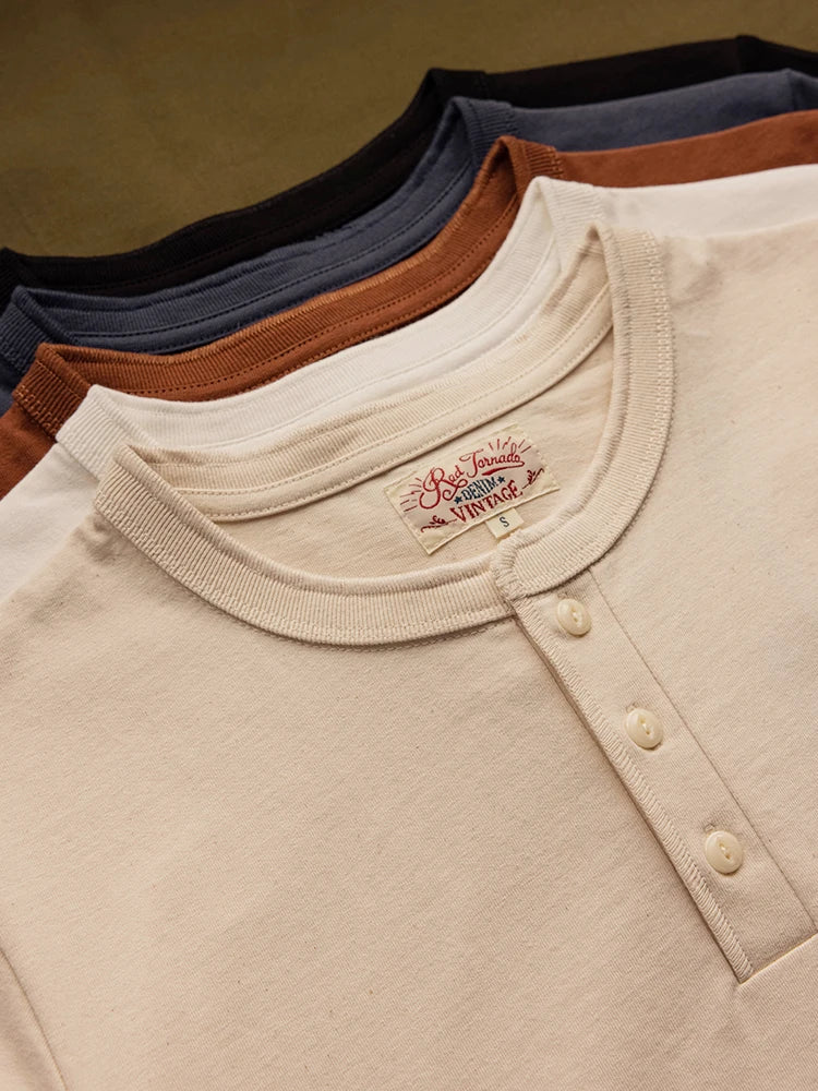 Heavyweight Short Sleeve Henley