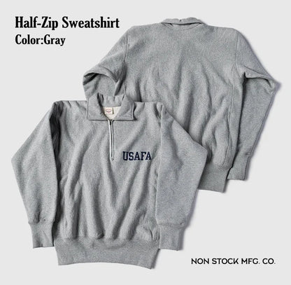 French Terry Quarter Zip Sweatshirt