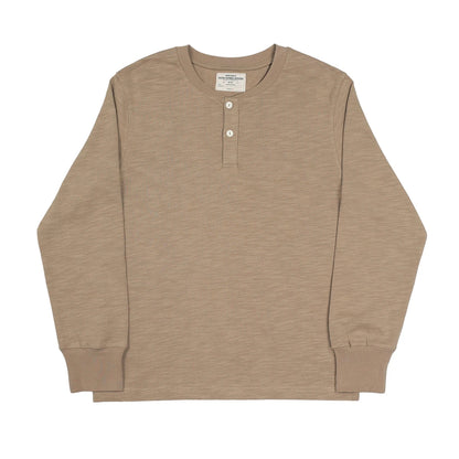 Slub Cotton Henley Shirt